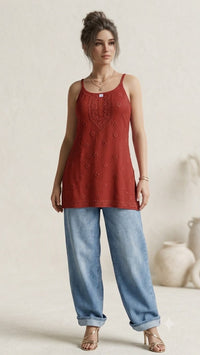 Viscose Strappy Short Top