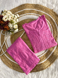 Soft Dobby Cotton Handmade Plazzo Set