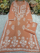 Daman Heavy Work Big Buta Modal set - Chikankari official