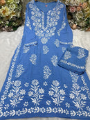 Daman Heavy Work Big Buta Modal set - Chikankari official