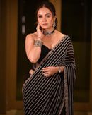 Debolina Edition Black Classic Saree - Chikankari official