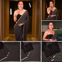 Debolina Edition Black Classic Saree - Chikankari official