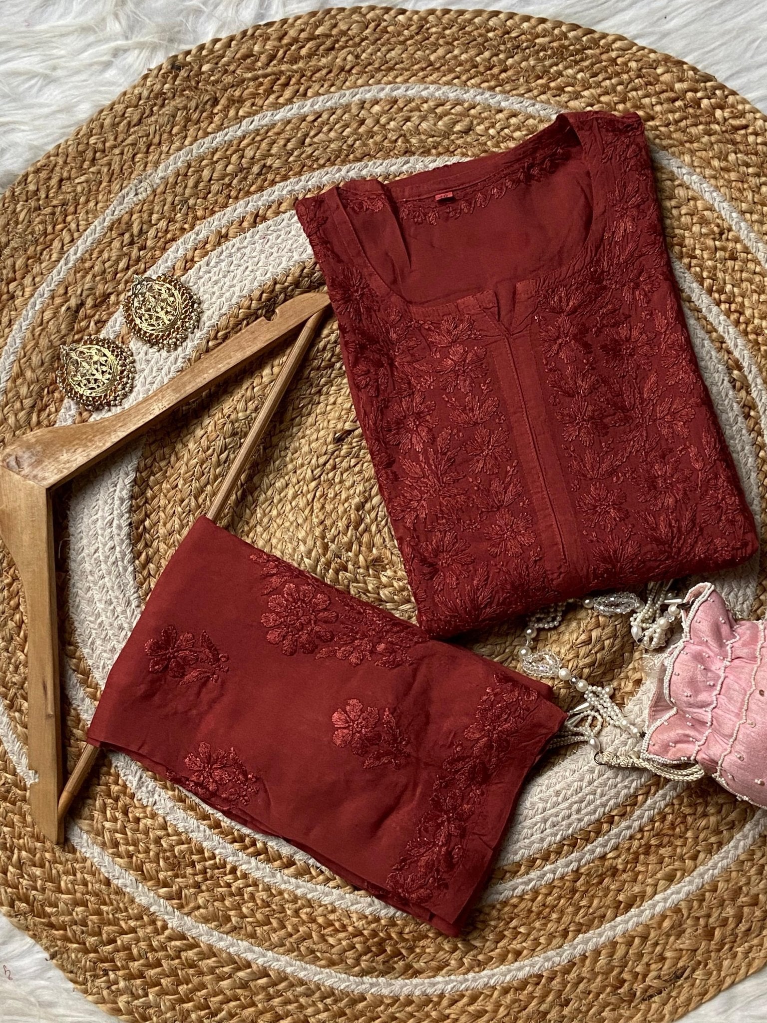 Demanding RayonTone to tone Plazzo Combo - Chikankari official