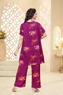Designer Co - ord Set Printed - Chikankari official