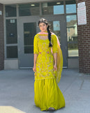 Designer Georgette suit - Chikankari official