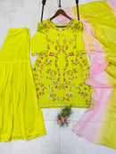 Designer Georgette suit - Chikankari official