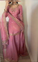 Designer party wear Look 3pc set - Chikankari official