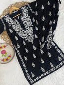 Designer Rayon Dhoti Combo - Chikankari official