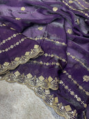 Designer Saree satin Silk - Chikankari official