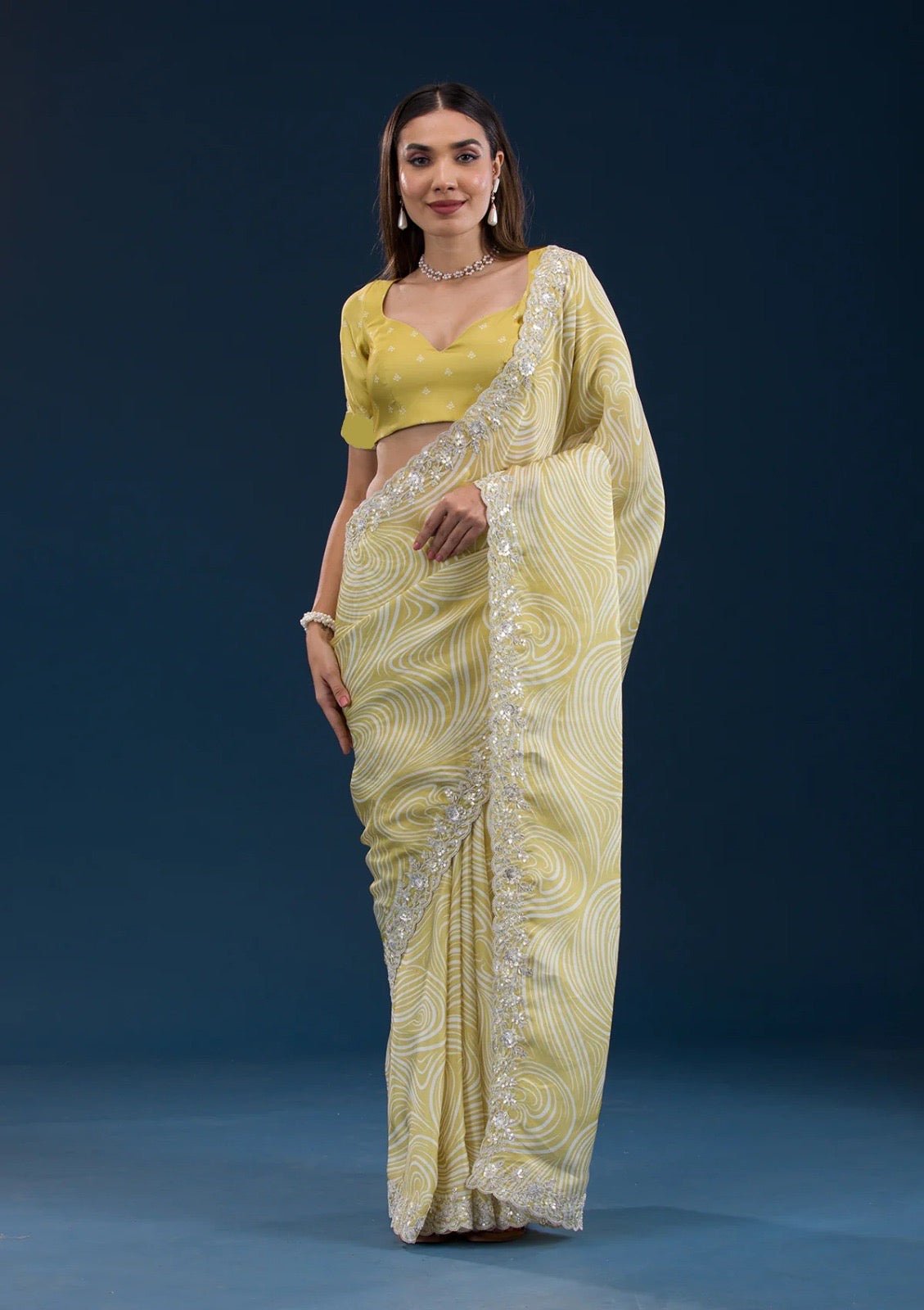 Digital prints Sarees - Chikankari official