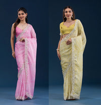 Digital prints Sarees - Chikankari official