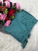 Dobby Cotton Angrakha Handworked Bhawna special - Chikankari official