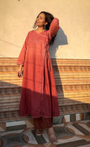 Dobby Cotton Angrakha Handworked Bhawna special - Chikankari official