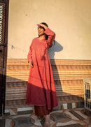 Dobby Cotton Angrakha Handworked Bhawna special - Chikankari official