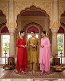 Dobby cotton designer 3pc Set - Chikankari official