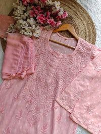 Dobby cotton soft premium 3pc set - Chikankari official