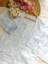 Dobby cotton soft premium 3pc set - Chikankari official