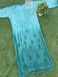 Double Shades Modal Kurtas - Chikankari official