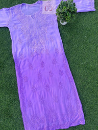 Double Shades Modal Kurtas - Chikankari official