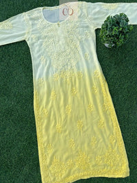 Double Shades Modal Kurtas - Chikankari official