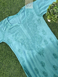 Double Shades Modal Kurtas - Chikankari official