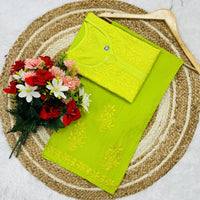 Dual Shade Ghaspatti In combo - Chikankari official