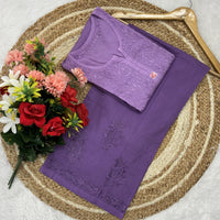 Dual Shade Ghaspatti In combo - Chikankari official
