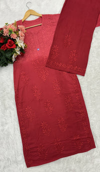 Dual Shade Ghaspatti In combo - Chikankari official