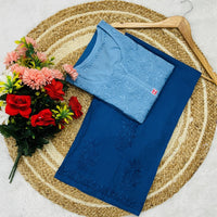 Dual Shade Ghaspatti In combo - Chikankari official