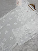 Dyeable Modal Cotton Set - Chikankari official