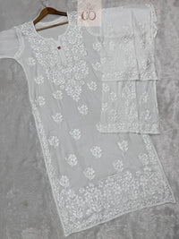Dyeable Modal Cotton Set - Chikankari official