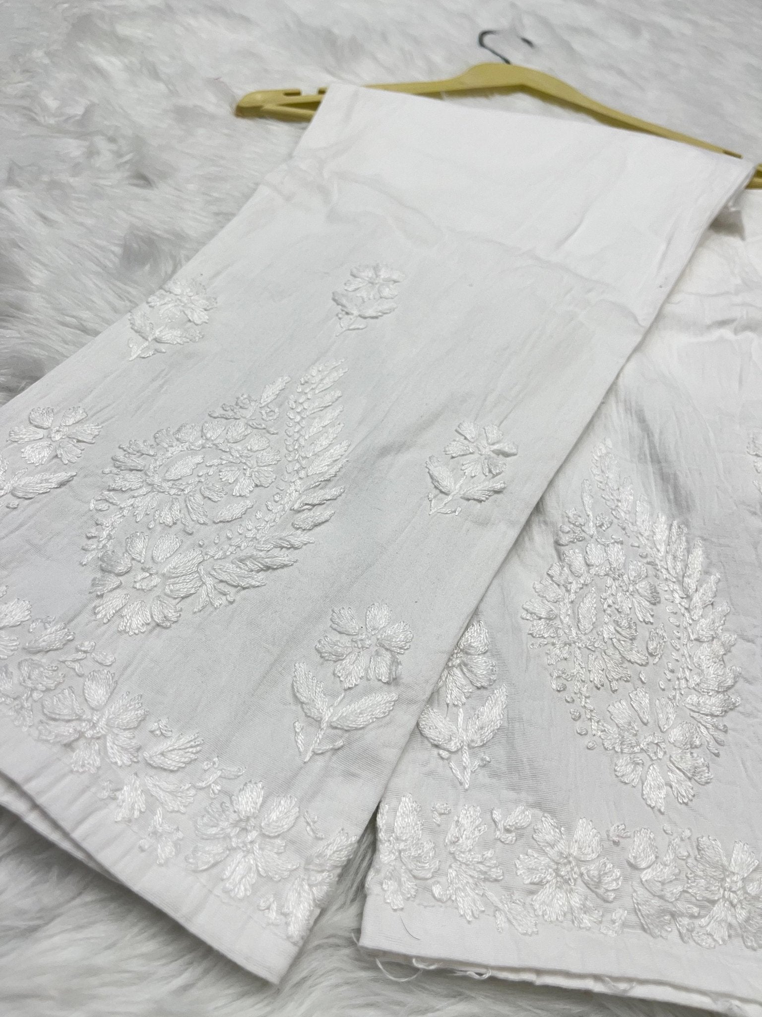 Dyeable Plus Size Pant - Chikankari official