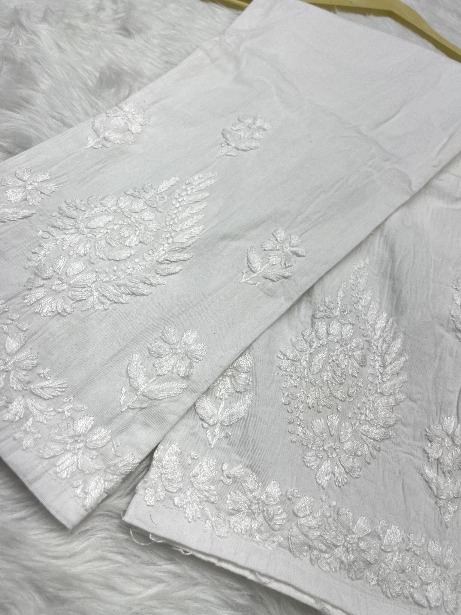 Dyeable Plus Size Pant - Chikankari official