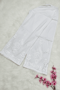 Dyeable Plus Size Pant - Chikankari official