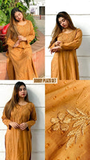 Soft Dobby Cotton Handmade Plazzo Set