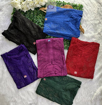 Elegant Chanderi With Muqaish Work - Chikankari official