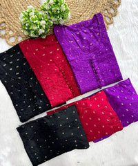 Exclusive chanderi A New Concept In chanderi kurti with Palazzo Roshni Special - Chikankari official