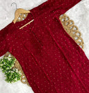 Exclusive chanderi A New Concept In chanderi kurti with Palazzo Roshni Special - Chikankari official
