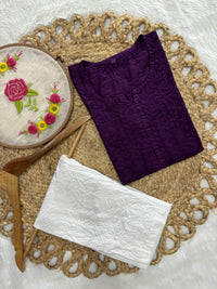 Exclusive Chanderi New Concept Kurti - Chikankari official