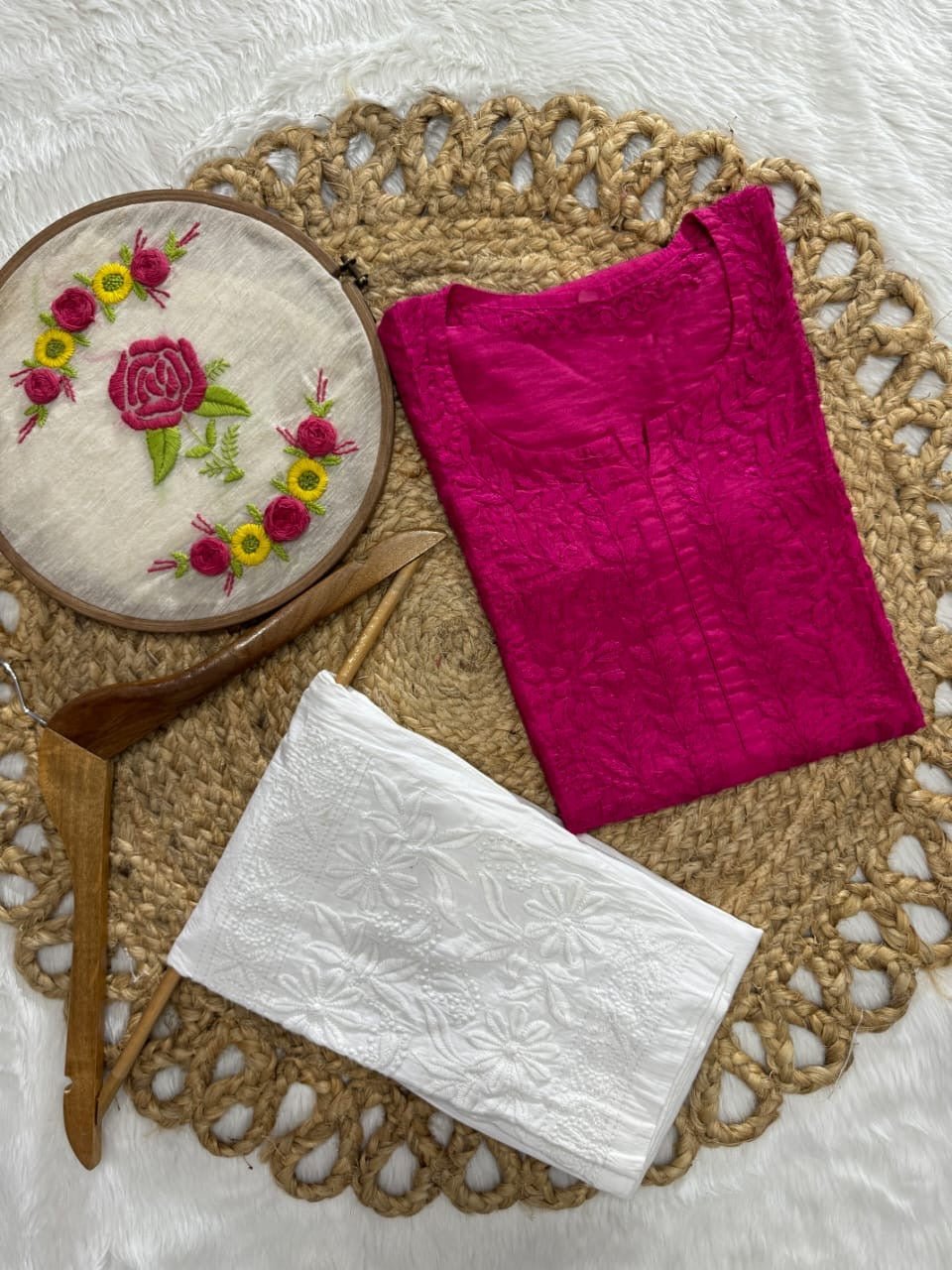 Exclusive Chanderi New Concept Kurti - Chikankari official
