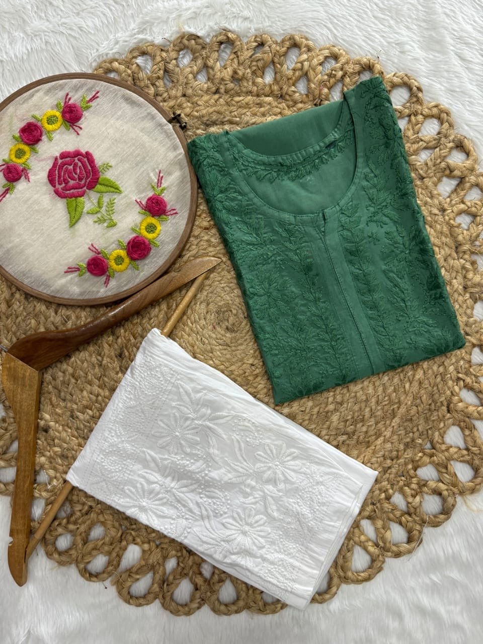 Exclusive Chanderi New Concept Kurti - Chikankari official