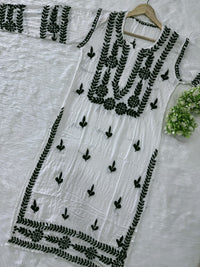 Exclusive Chikankari B&W Combo - Chikankari official