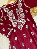 Exclusive heavy handcrafted Modal Combo - Chikankari official