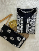 Exclusive heavy handcrafted Modal Combo - Chikankari official