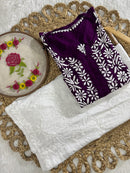 Exclusive Modal A New Concept In Modal kurti - Chikankari official