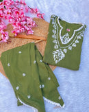 Exclusive Modal Dhoti Set - Chikankari official
