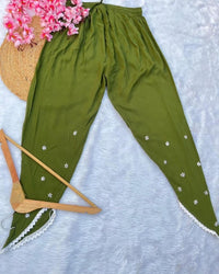 Exclusive Modal Dhoti Set - Chikankari official