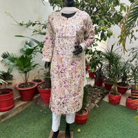 Exclusive Mul print Latest kurta - Chikankari official