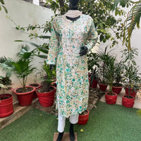 Exclusive Mul print Latest kurta - Chikankari official