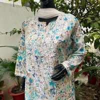 Exclusive Mul print Latest kurta - Chikankari official